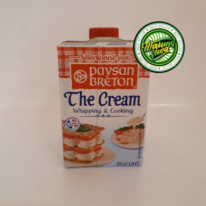 

Paysan breton the cream wipping & cooking uht 35.2 % 20 cl 500 ml