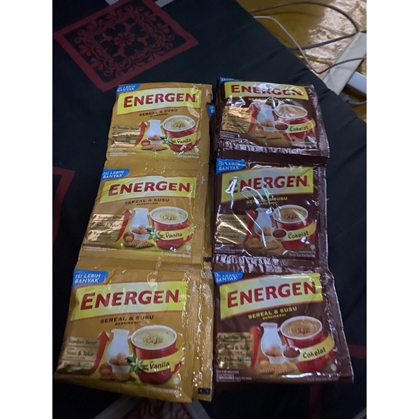 

energen sereal&susu 1 renceng isi 10pcs 34g