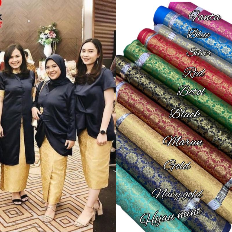 Jual Songket, Kain Songket, Bahan Rok, Songket Semi Palembang,songket ...