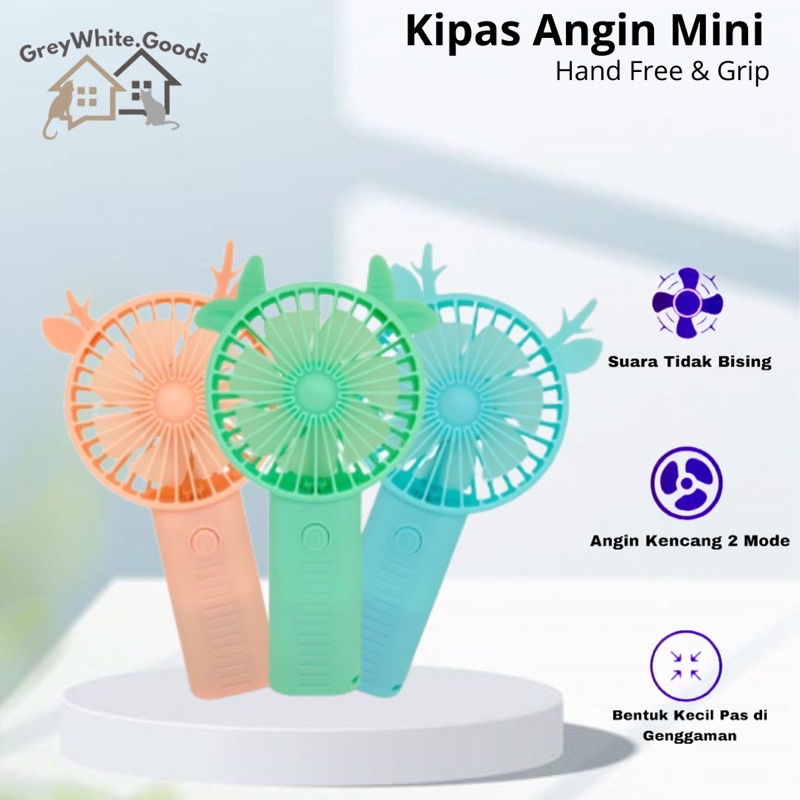 GW Kipas Angin Mini Portable LED