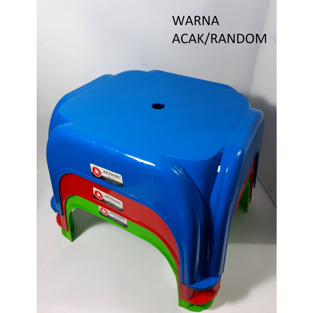 Ultra Bangku Pendek Plastik Tebal / Bangku Anak / Kursi Jongkok - Trijasa Houseware