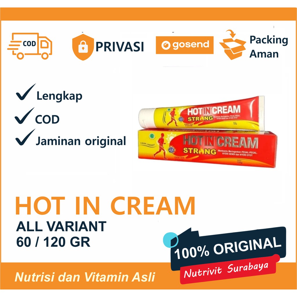 HOT IN CREAM STRONG 60 GRAM/120 GR