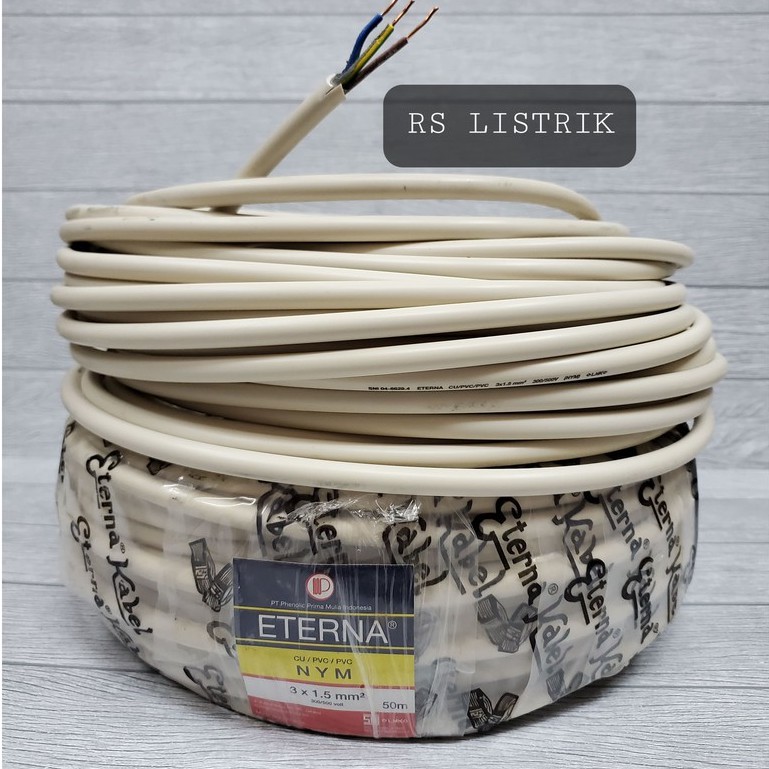 KABEL ETERNA NYM 3X1.5 KABEL KAWAT HARGA PERMETER