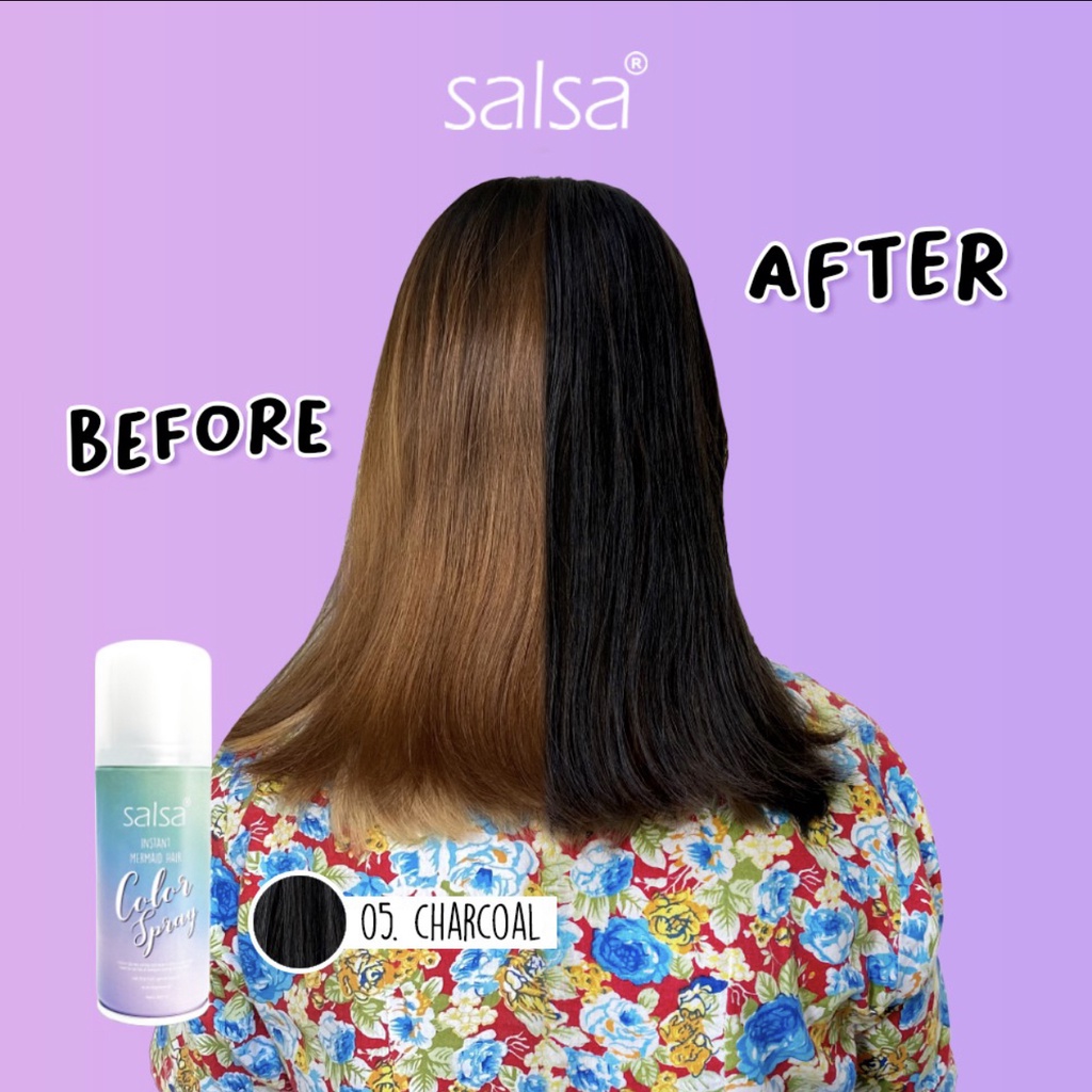 SALSA Instant Mermaid Hair Color Spray - Semir Rambut Temporary