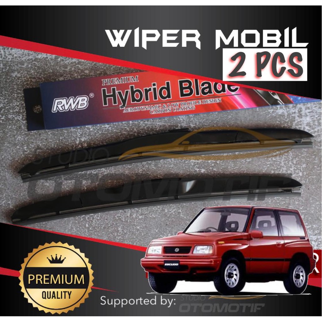 WIPER ESCUDO SIDEKICK HYBRID RWB GRAPHITE / WIPER RWB ESCUDO SIDEKICK 2 PCS
