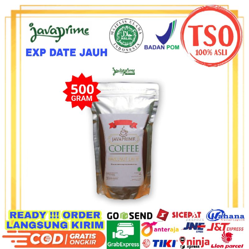 

Javaprime Coffee 500gr Java Prime Coffee 500 gram Hazelnut Coffee Hazelnut Latte Coffee Kopi Diet Fat Loss L Carnitine L-Carnitine LCarnitine Kopi HALAL BPOM