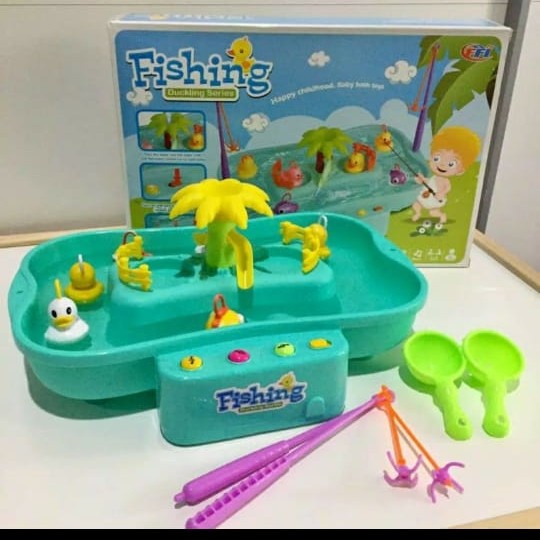 Mainan Go Fishing Duckling Fishing - Pancing Bebek Ikan Edukatif