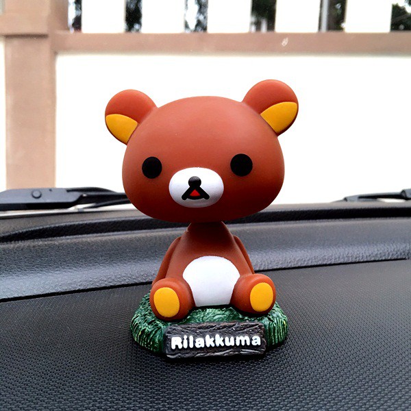 Boneka Figure Miniatur Pajangan Mobil Rilakuma