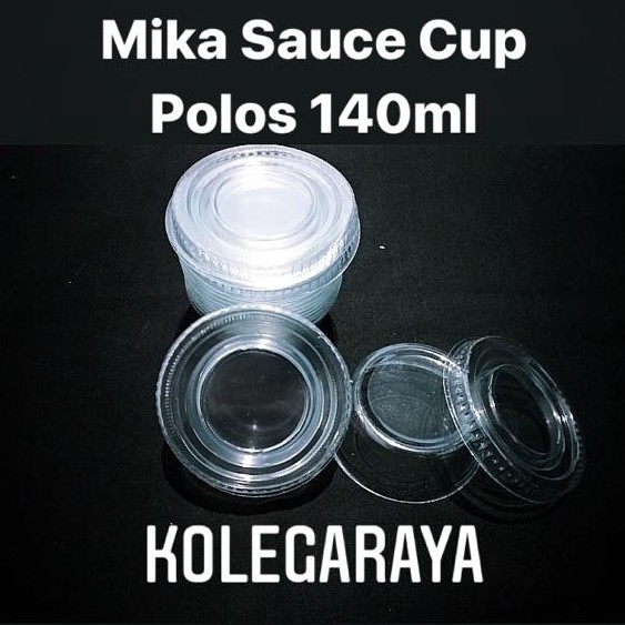 Mika Saus Cup Polos  140ml  isi 100 pcs