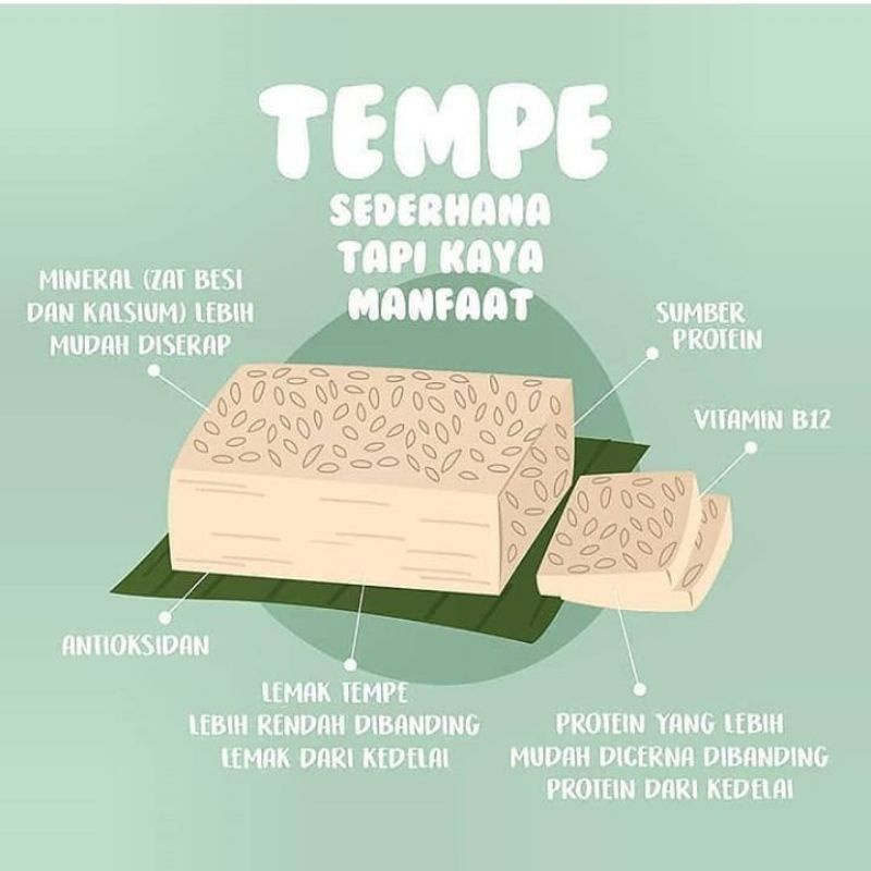 

Tempe kedelai murah Fresh