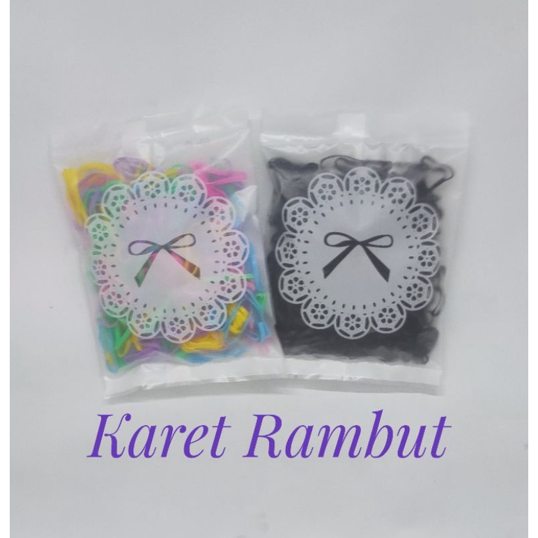 Karet Rambut Ikat Rambut Warna