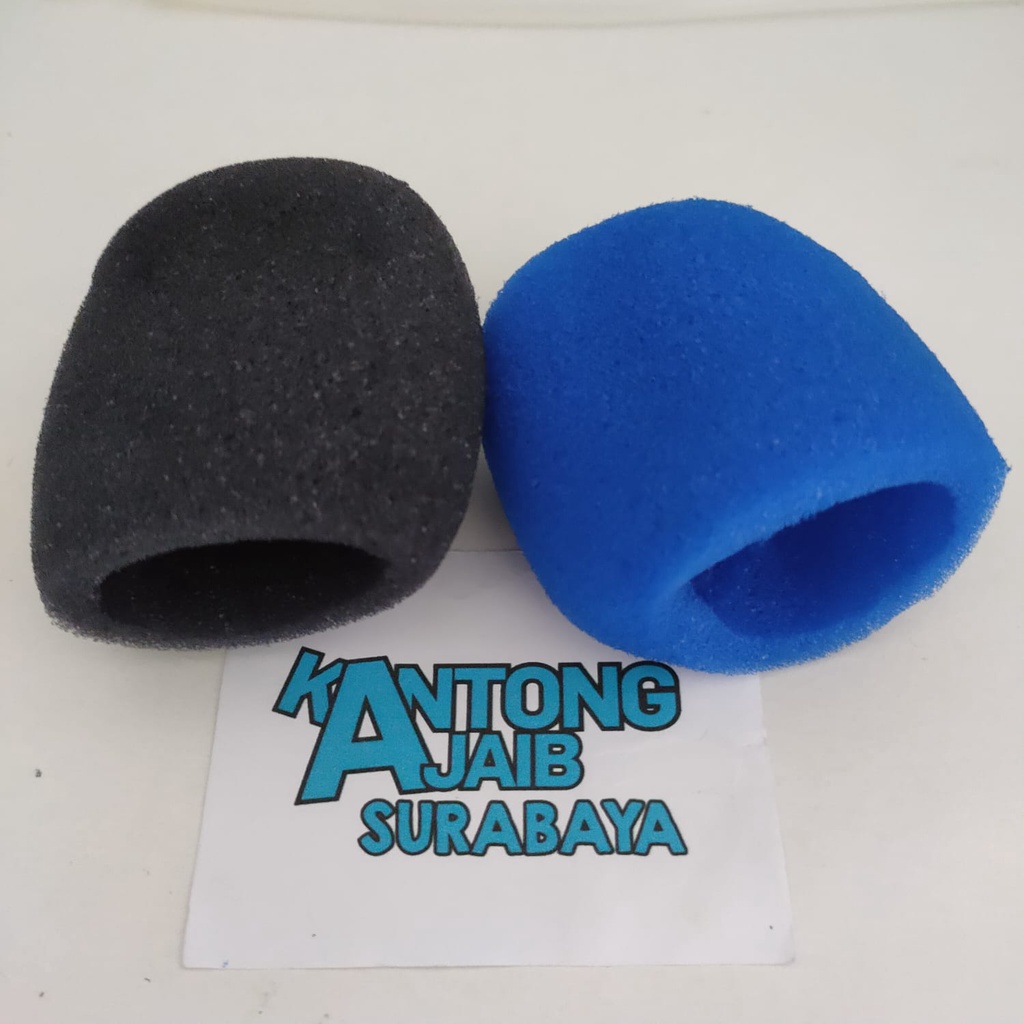 Spon Mic Polos Busa Spon Mic Sarung Mic Pelindung Mic Cover Mic Spon Microphone Cover Microphone