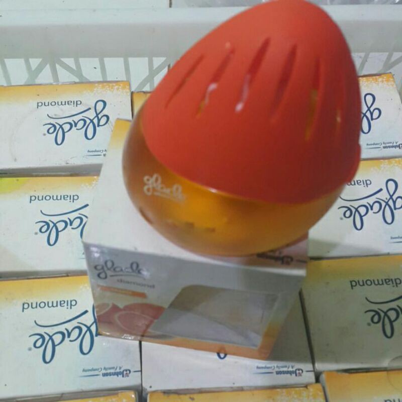 OBRAL CUCI GUDANG Parfum Mobil GLADE diamond Orange, ukuran botol 80ml