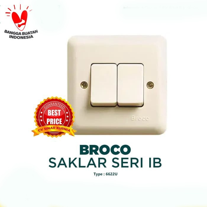 Broco 6622U (B) Saklar Seri NGU