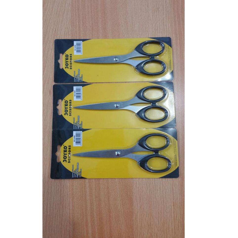 

【TERSEDIA & COD】 [ 1 Pcs ] GUNTING SEDANG JOYKO SC 838 STAINLESS STEEL