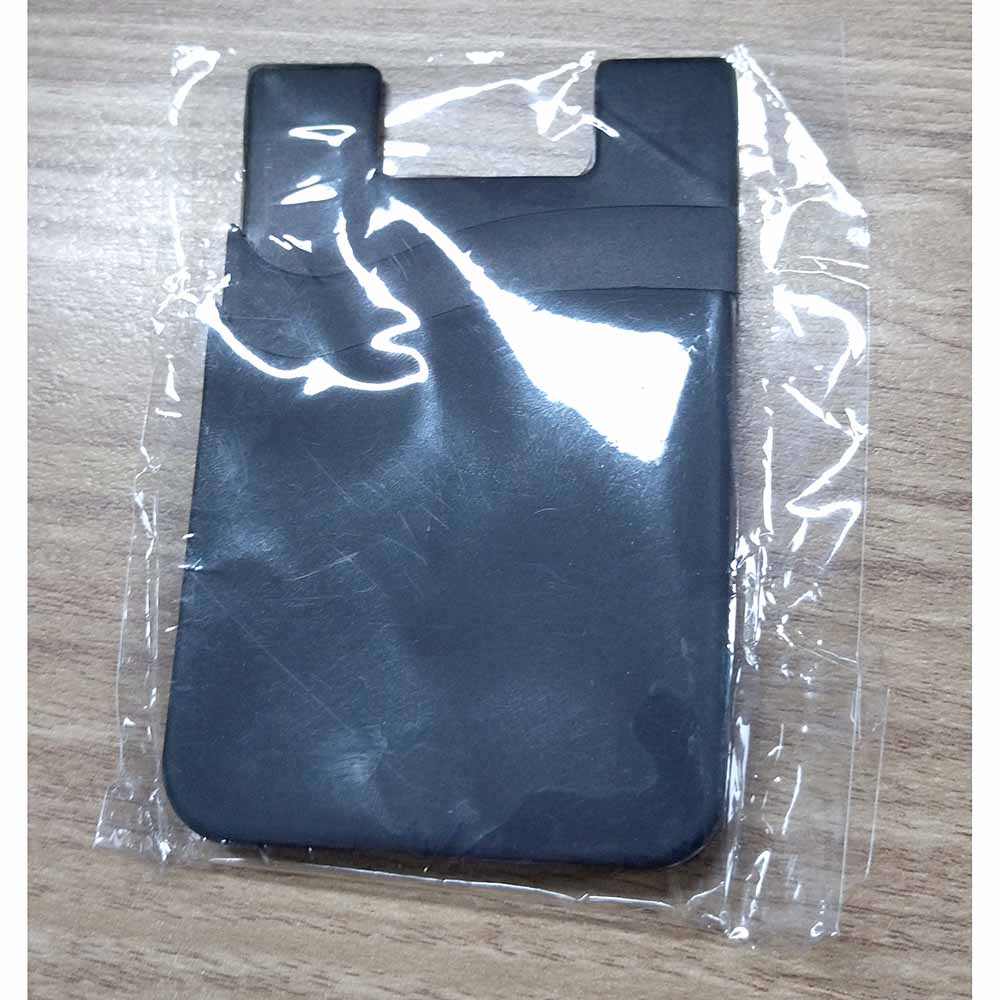 Smartphone Silicone Card Holder Tempat Kartu - 3M - Black