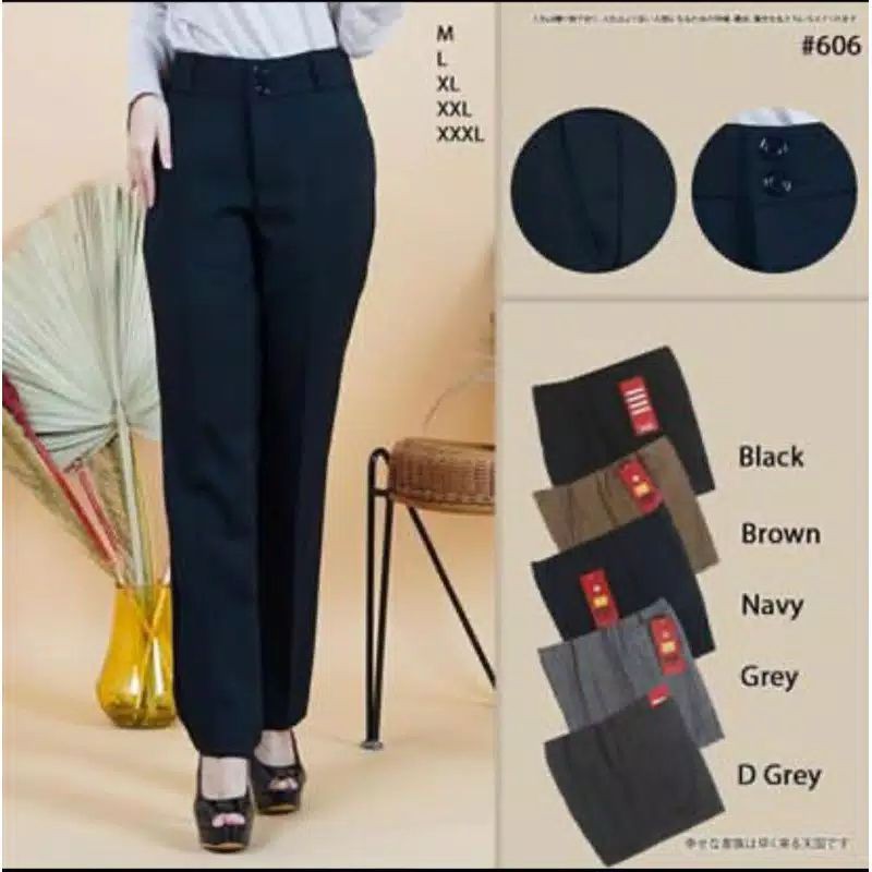 Celana Kantor Wanita PDF Standar #606 Termurah