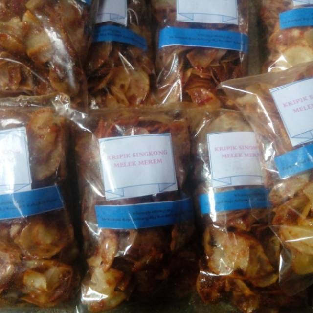 

Keripik singkong merem melek.pedas banget