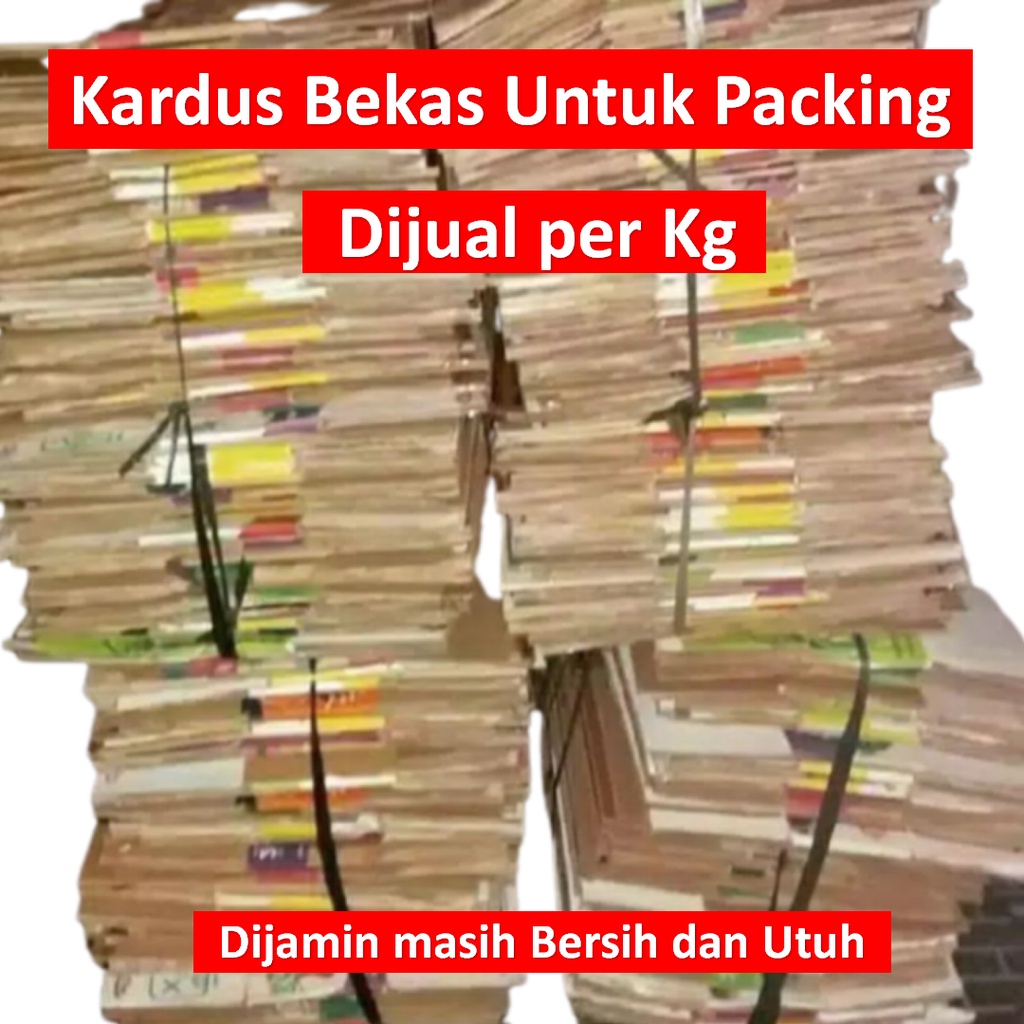 Kardus Bekas Dus Bekas per 1Kg Untuk Packing Barang Paketan