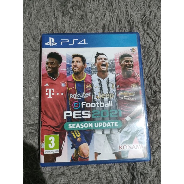 PES 2021 PS4 KASET BLUERAY GAME ORIGINAL NEW  PRO EVOLUTION PEMAIN SUDAH DI UPDATE