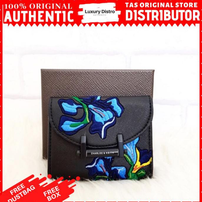 Dompet Lipat Wanita Charles And Keith Original Store Branded Import