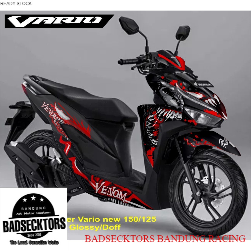 Striping vario 150 led Decal vario 125 led full body Stiker motor variasi full body Striping keren