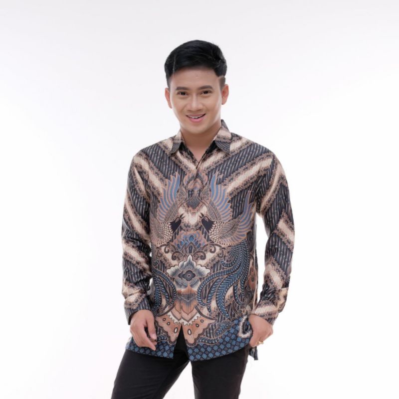 Kemeja Batik semi sutra Silky premium puring istimewa | Batik semi sutra terbaru