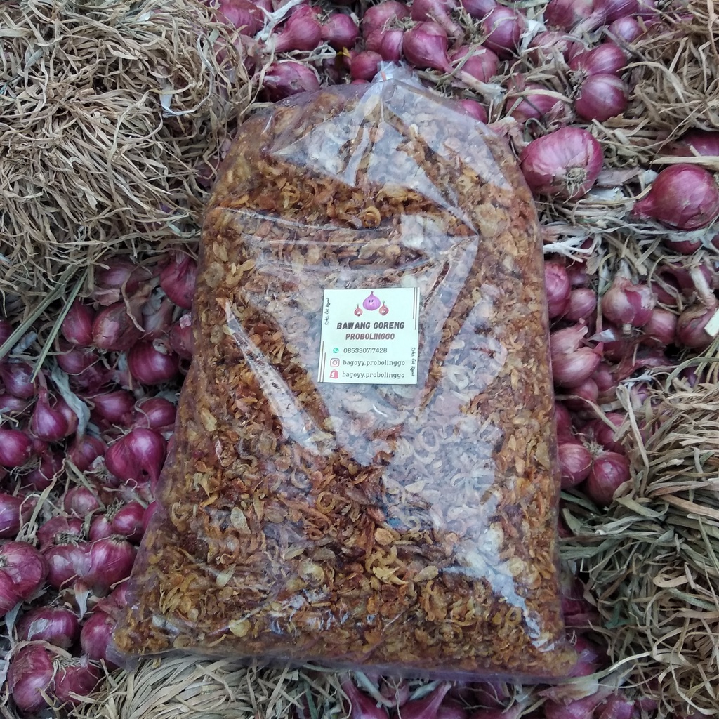 

Bawang Goreng Probolinggo Premium 1000 gram / 1 Kg Citarasa Original