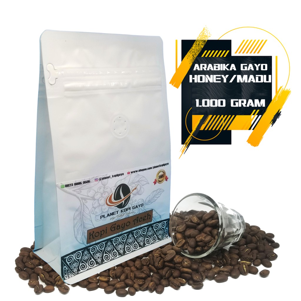 

BUBUK, ROASTED BEAN KOPI GAYO ACEH ARABIKA HONEY / MADU 1 KG