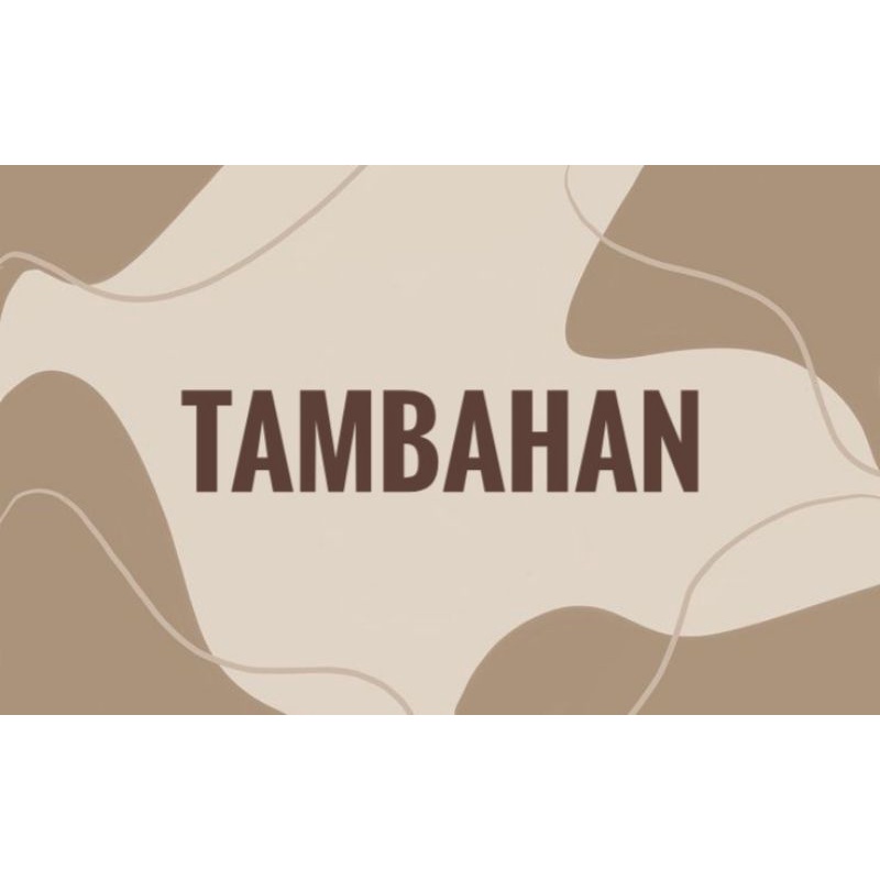 ITEM TAMBAHAN SOUVENIR DI TOKO