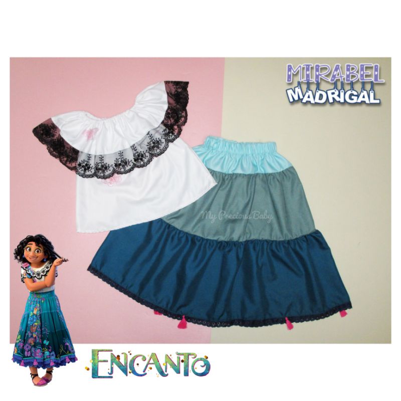MIRABEL MADRIGAL ENCANTO COSTUME / kostum encanto