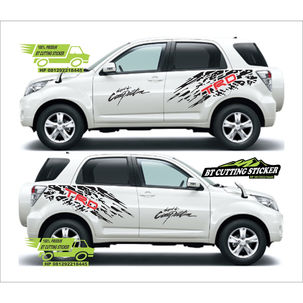 sticker rush sticker sticker mobil off road sticker terios sticker rush terios sticker mobil off roa