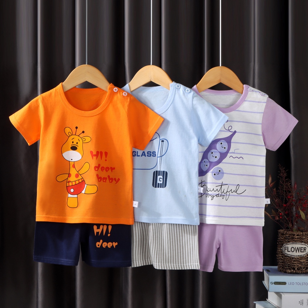 1234OS - BAJU BAYI LAKI LAKI 0 - 3 tahun / BAJU BAYI DAN ANAK IMPORT / PIYAMA ANAK KECIL KARAKTER / BAJU TIDUR BAYI ANAK