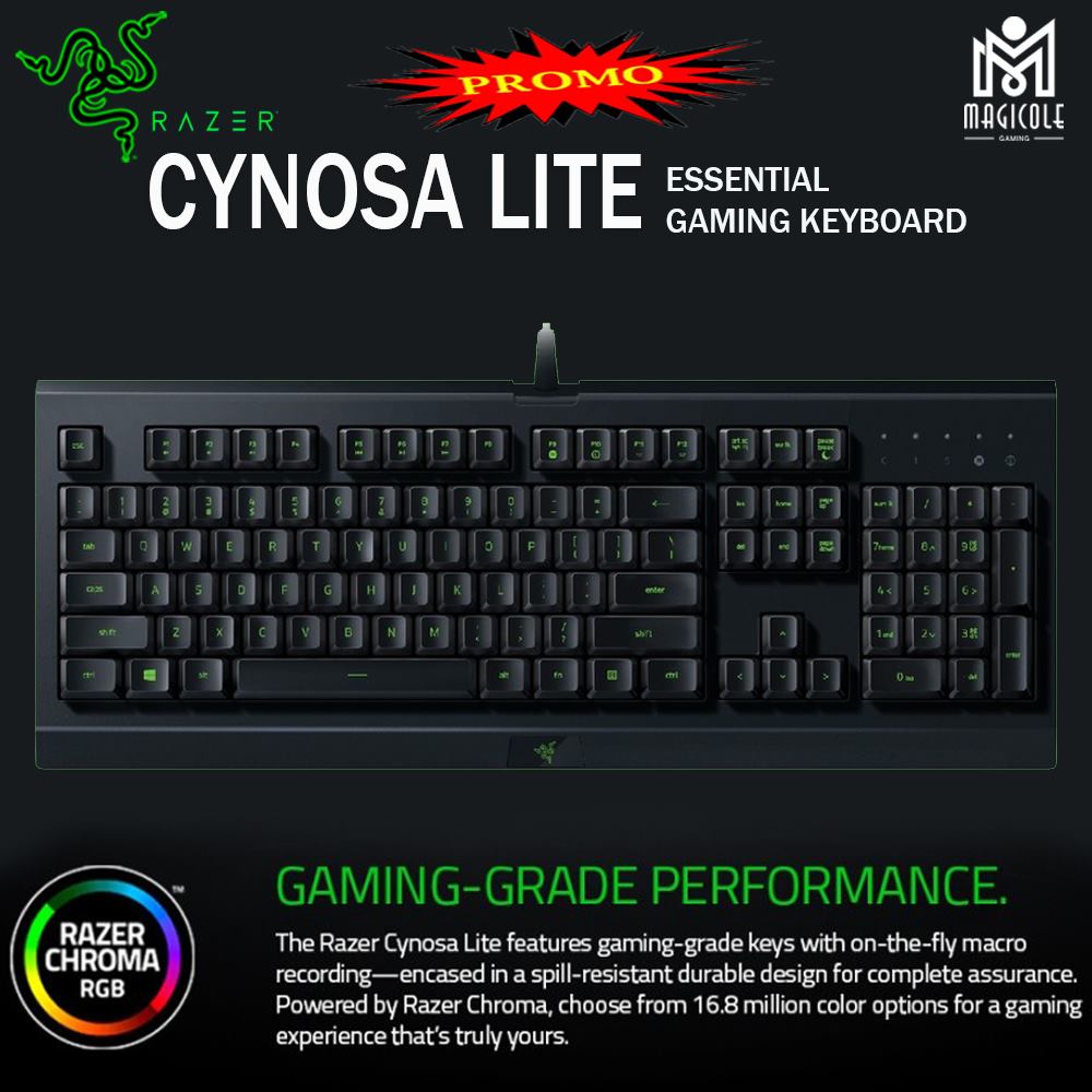 Razer Cynosa Lite – Essential Gaming Keyboard