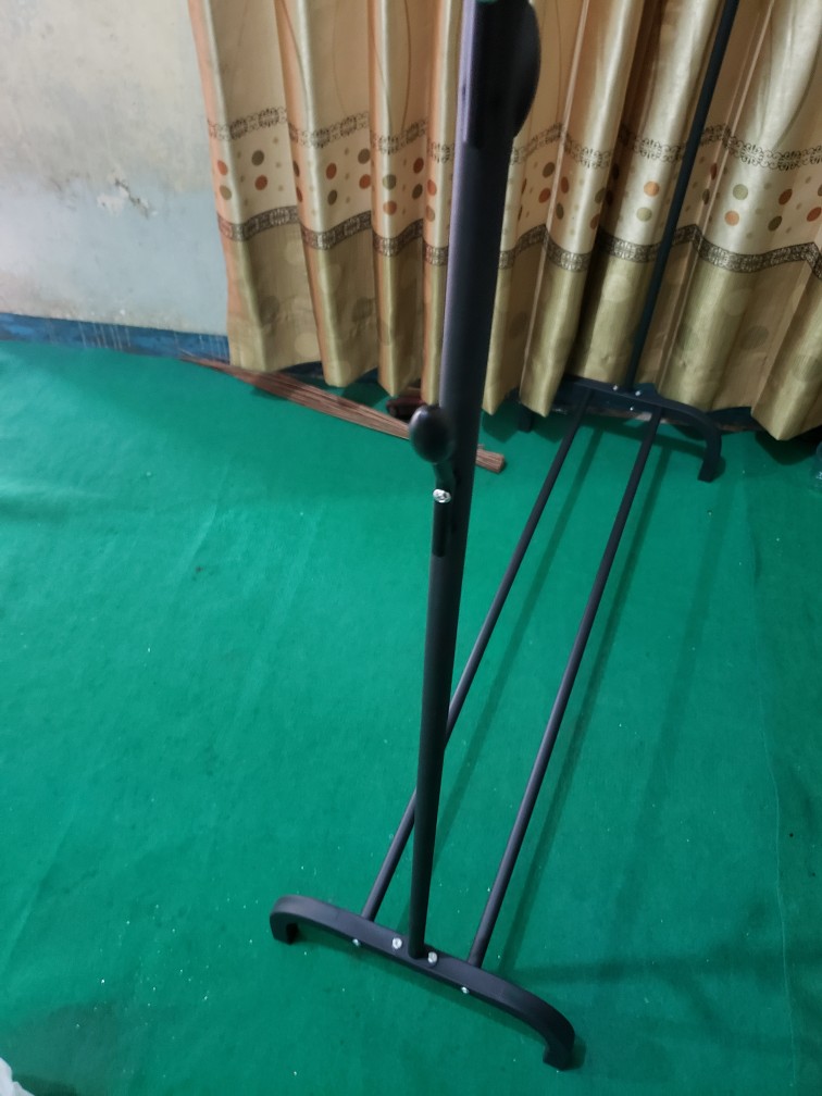 Rak Gantungan Baju Besi Cantolan Stand Hanger Single Jemuran Portable Serbaguna