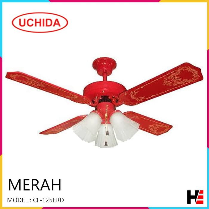 Kipas Angin gantung 42 inch / Ceiling Fan Uchida CF-125ERD