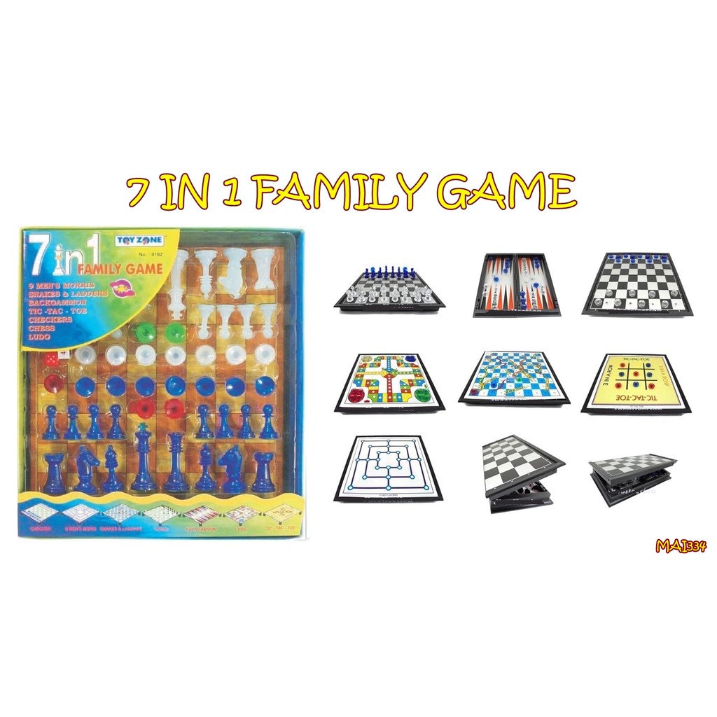 MAI334 MAINAN 7 IN 1 FAMILY GAME