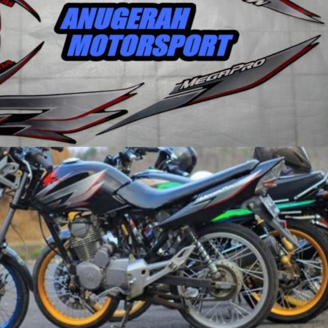♠ striping Megapro Primus hitam merah ( MP / Mega pro) ✼