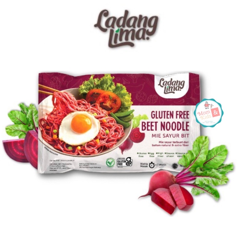 Ladang Lima Korean Noodle 94 gr Gluten Free | Mie Instant Sehat Halal