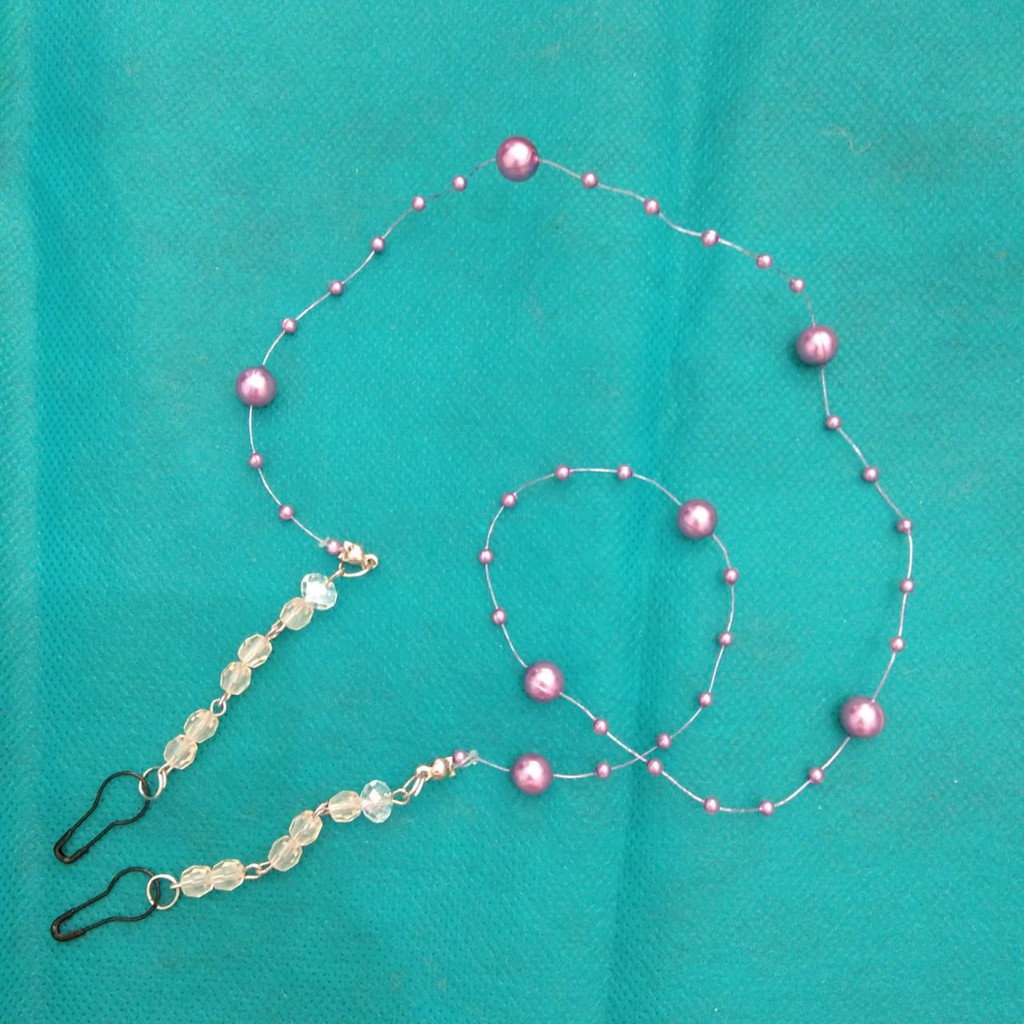 strap masker mutiara premium