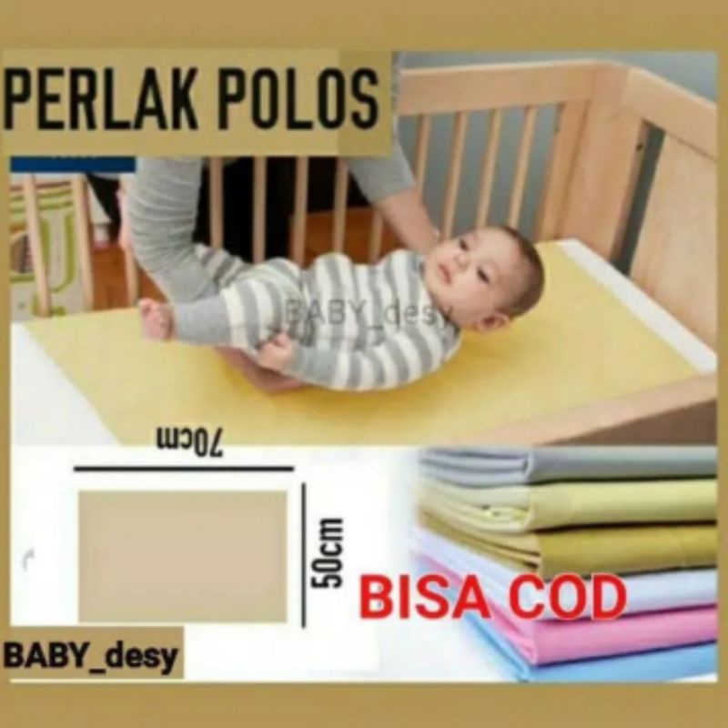 PERLAK BAYI / PERLAK MANDI / UKURAN 70cm×50cm / PERLAK BAYI POLOS / PERLAK BAYI LEMBUT