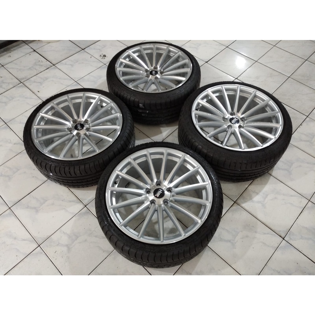 VELG MOBIL COPOTAN MODEL VOSSEN RING 19 PCD 5X114.3 + BAN SEKEN 235 35 R19 COCOK DI HRV X PANDER INO
