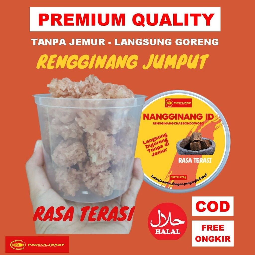 

RENGGINANG JUMPUT PREMIUM MENTAH RASA TERASI 200 gr TANPA JEMUR LANGSUNG GORENG MAKANAN RINGAN