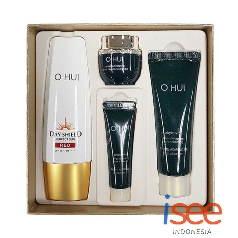 O HUI Day Shield Perfect Sun Red Special Set