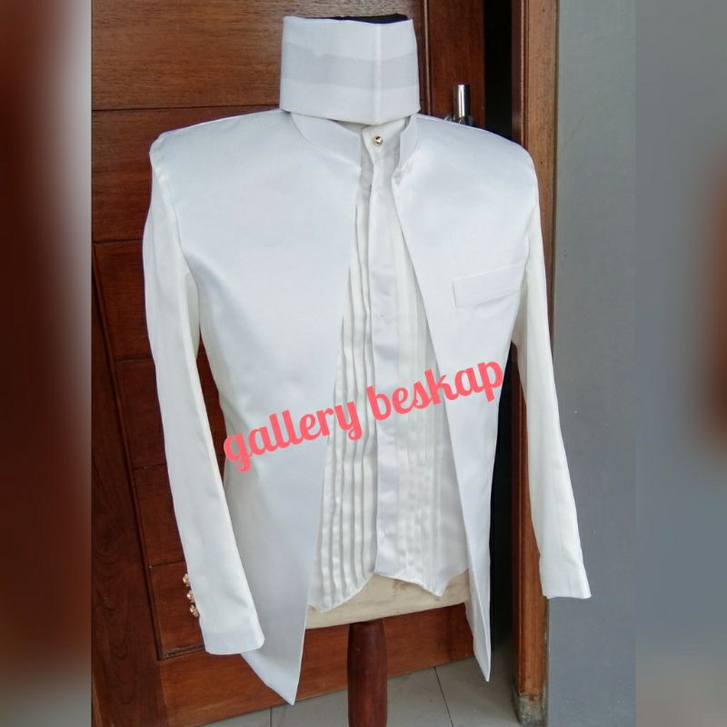 READY Basofi pengantin rompi lipit / asraf / jas akad / beskap muslim