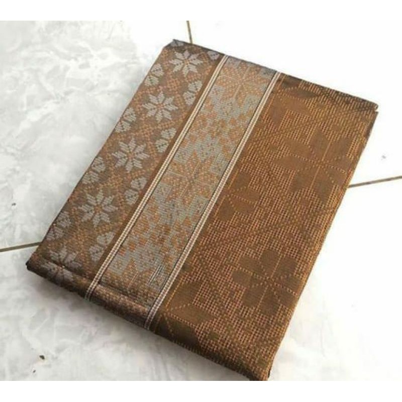 Songket Baron Coklat Kain Songket Coklat