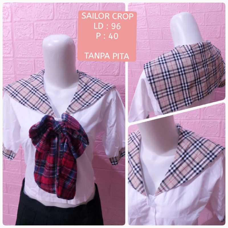 (KAWAI BLOUSE WANITA I) AXES FEMME LIZ LISA SAILOR DRESS