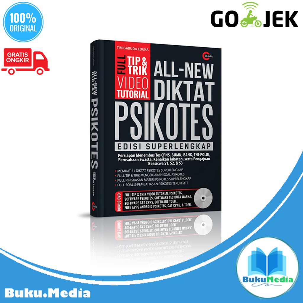 Buku Tes Psikotes Cpns All New Diktat Tes Psikotes Cpns Cmedia Jaminan Original Bonus Cd Shopee Indonesia