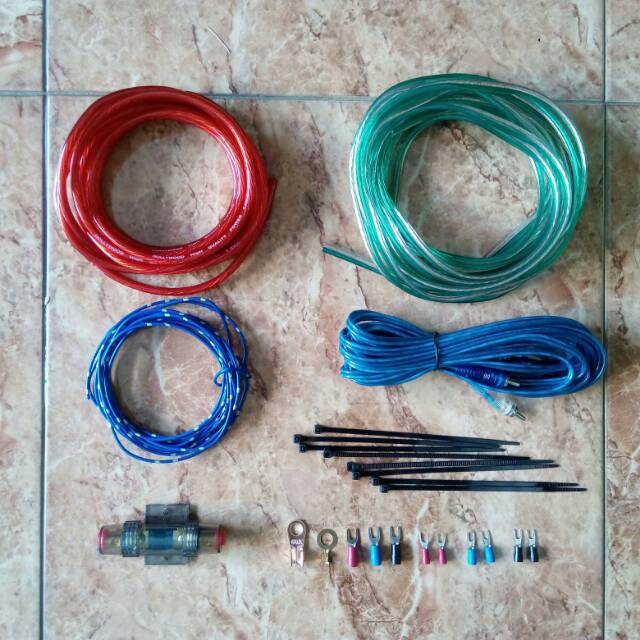 Paket Kabel Audio Mobil Full set / Instalasi Sound System Mobil - Car Audio