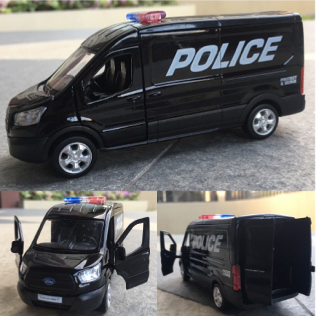 Diecast mobil POLICE swatt crew transit